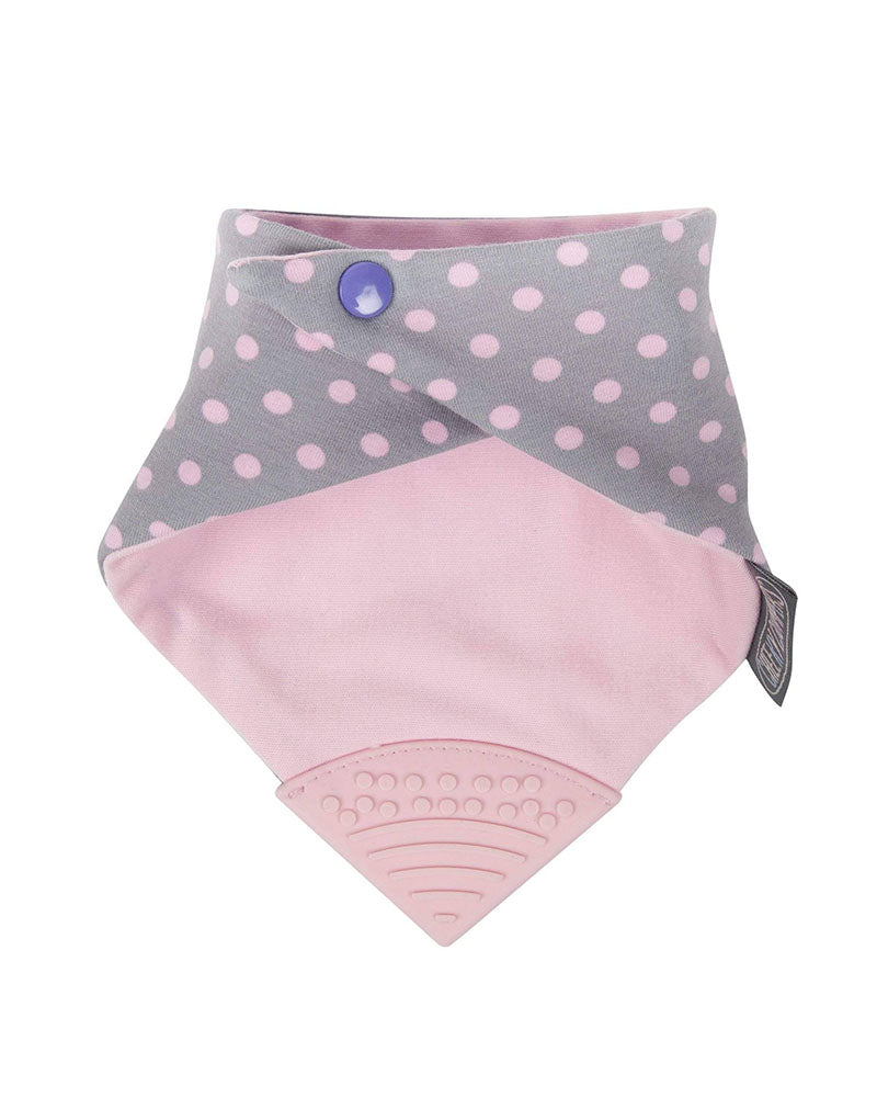 Bavoir de dentition - Polka Pink Dot Neckerchew