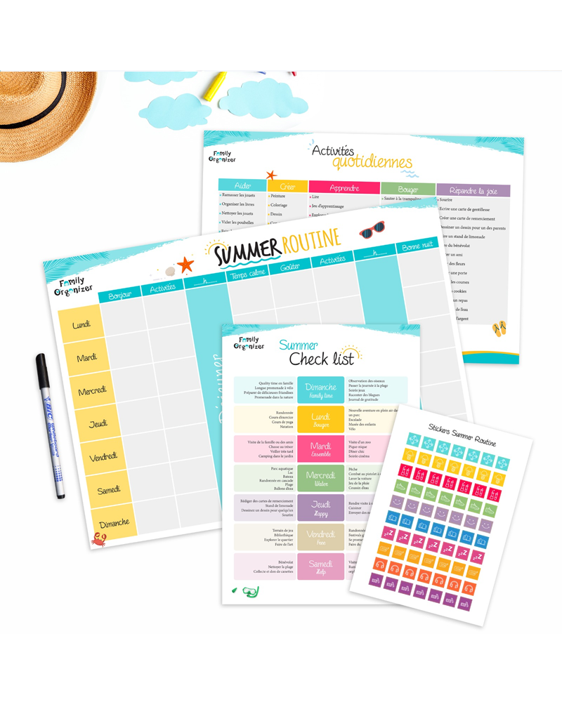 Summer Routine pour enfants