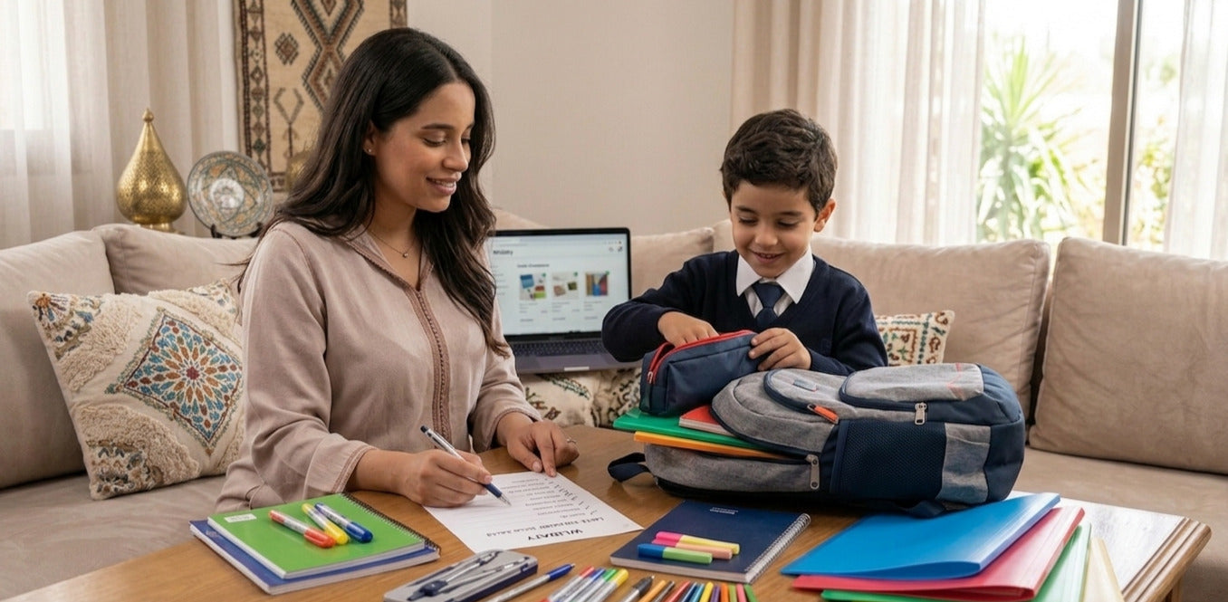 Rentrée Scolaire au Maroc : Le Guide pour survivre aux listes (sans perdre son calme ni son budget)