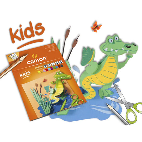 Canson Pad 10 Assorted Color Sheets A4 - 185 g/m²