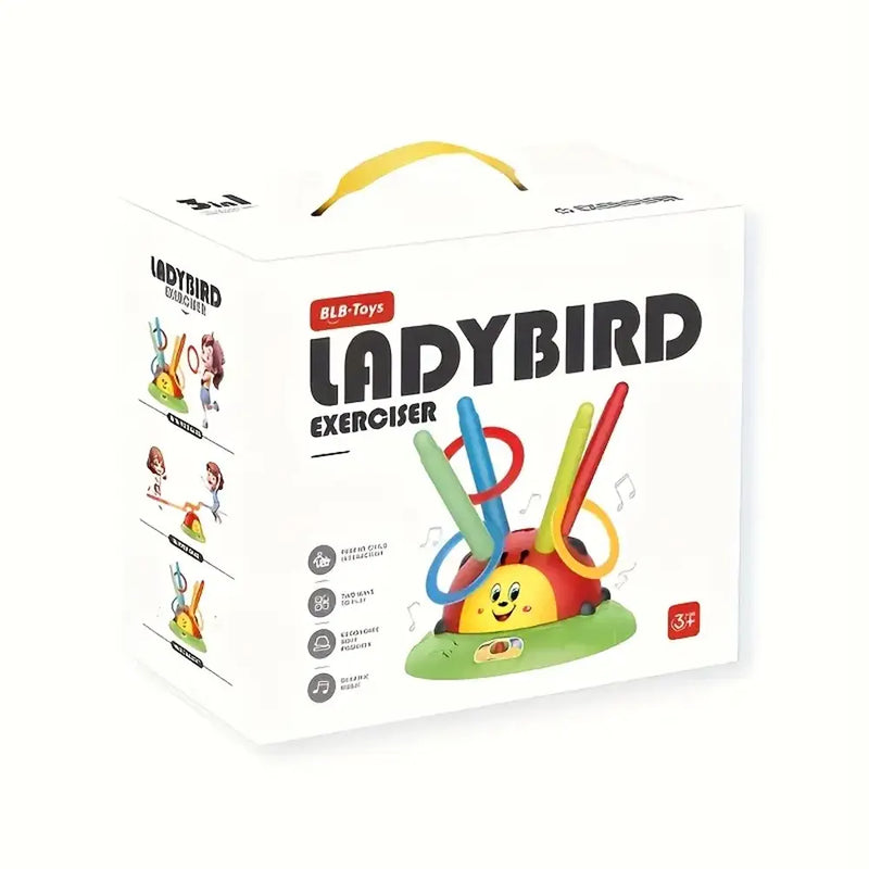 2-in-1 Ring Toss & Light-Up Barrier Game - 4Y+