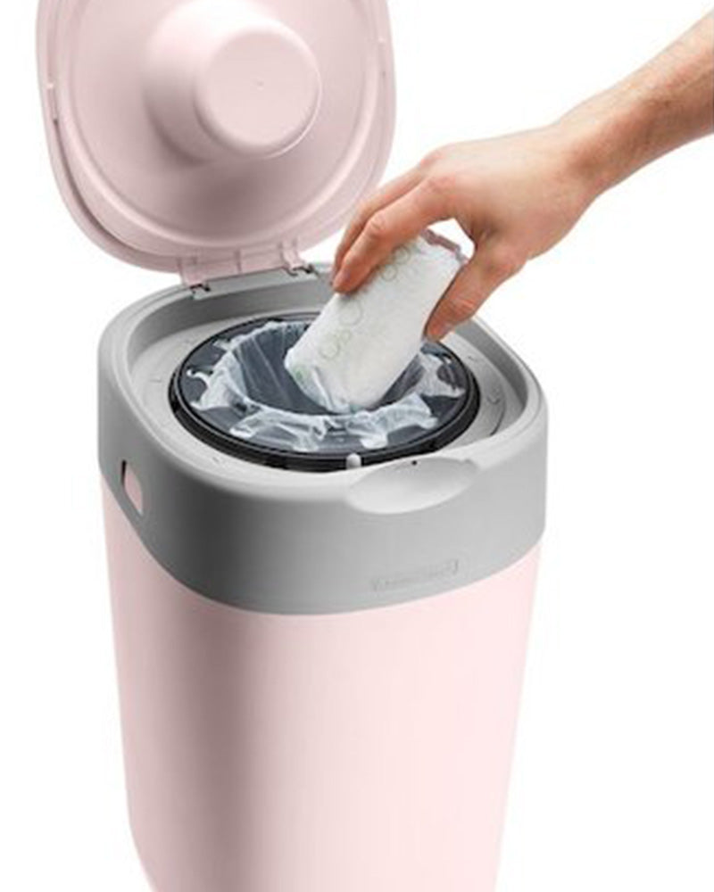 سلة مهملات الحفاضات من تومي تيبي - وردية