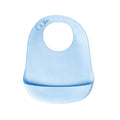 YUMMY Silicone Bib with Pocket 4M+ - Sky Blue