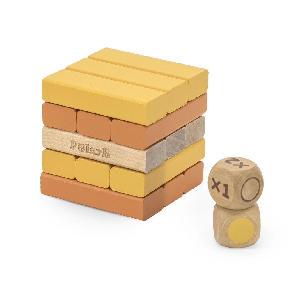 Viga Toys PolarB Jeu de la Tour à Empiler en Bois 3A+