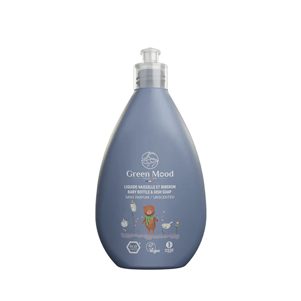 Green Mood Savon pour Biberons et Vaisselle non Parfumé 500ml