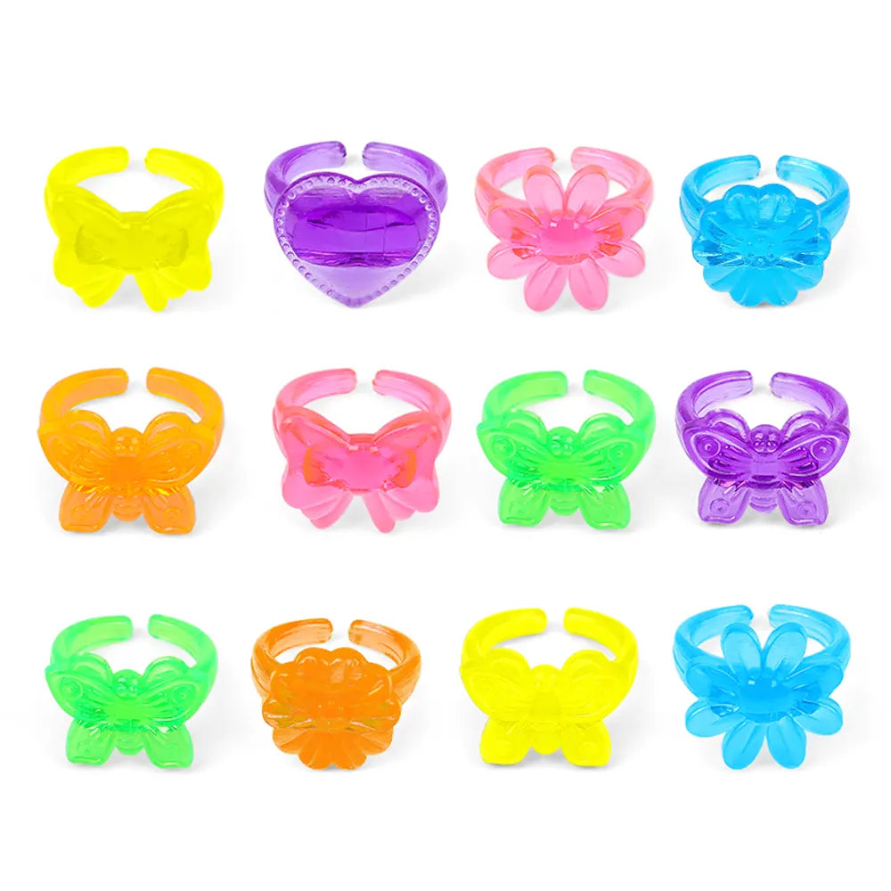 Lote de 12 Anillos de Plástico – 3A+