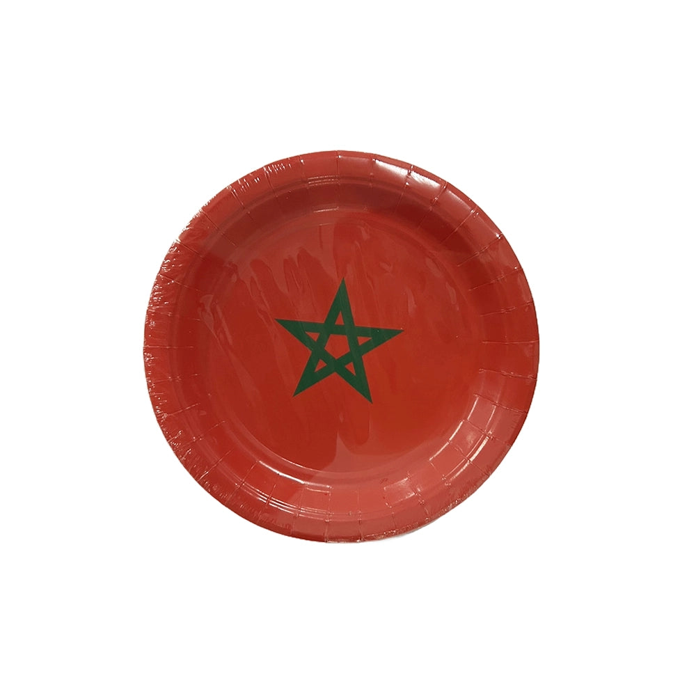 Pack de 10 Petites Assiettes au Design Marocain