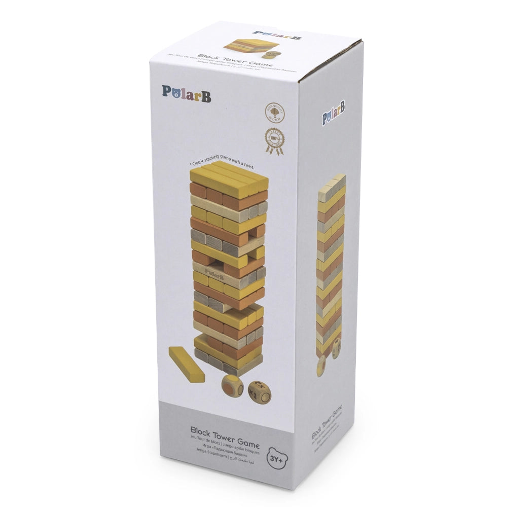 Viga Toys PolarB Jeu de la Tour à Empiler en Bois 3A+