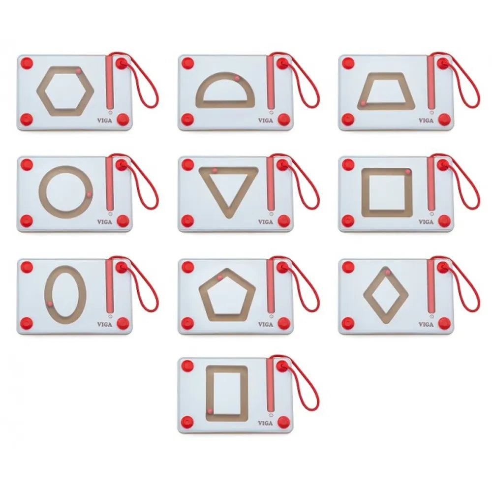 Viga Toys Tableau d’Écriture Magnétique 3A+ - Formes Géométriques