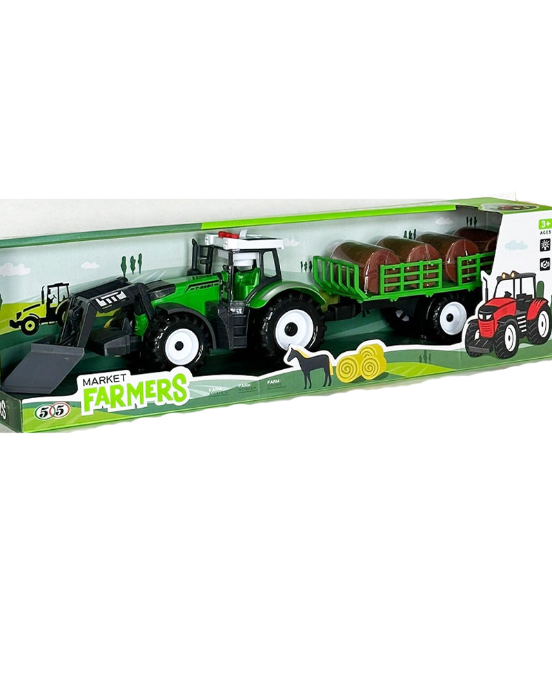 Farm Tractor with Trailer 3A+ - Green | Wlidaty Maroc - 1er site E ...