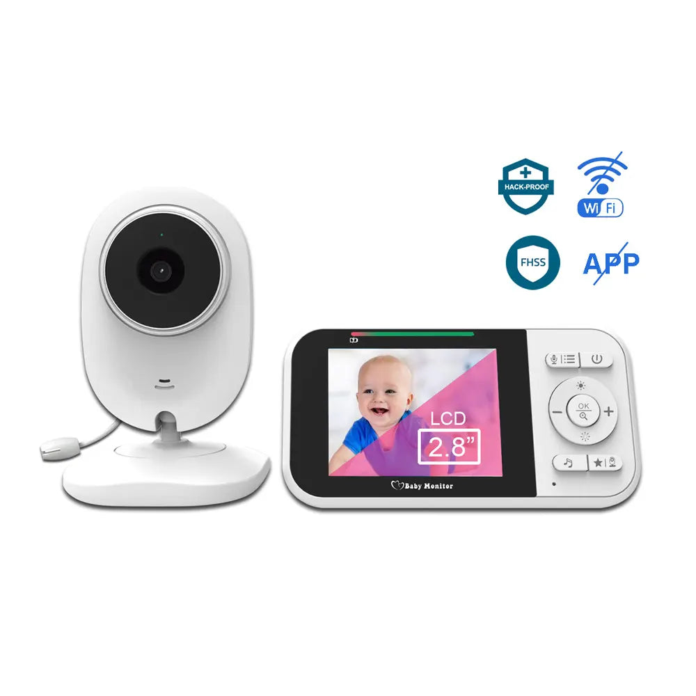 Babyphone Vidéo avec Caméra – Écran 2,8 pouces