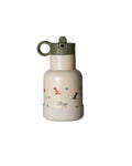 Gourde Isotherme 250ml avec Code QR Citron - Dino Vert