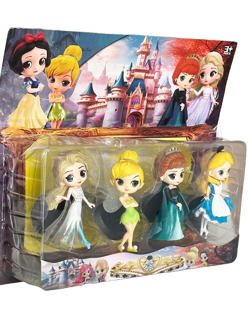 Pack 4 figurines Princesses 3A+ | Wlidaty Maroc - 1er site E-Commerce ...