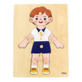Viga Toys Body Parts Puzzle 18M+ - Boy
