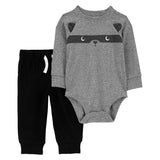 Ensemble 2 Pièces Bébé Carter's - Gris & Noir