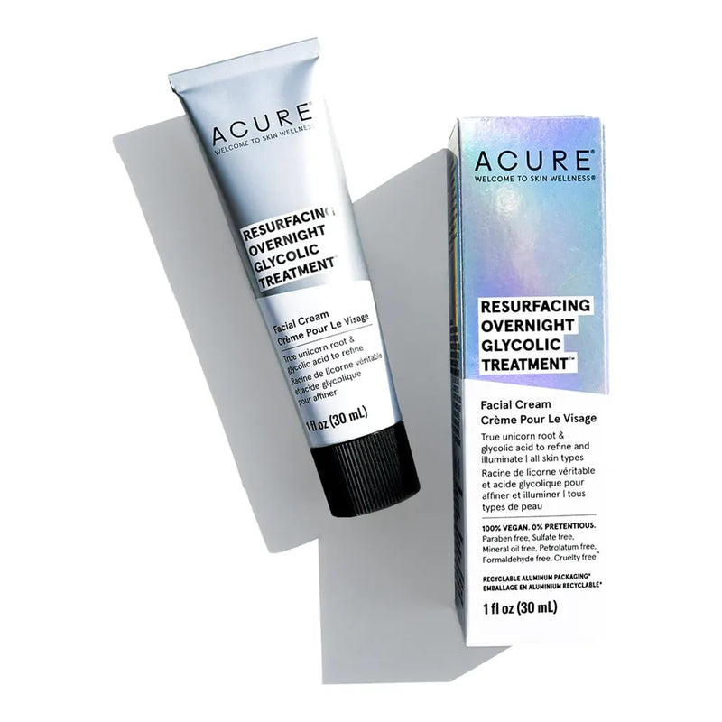 Acure Tratamiento Glicólico de Noche Renovador – 30ml