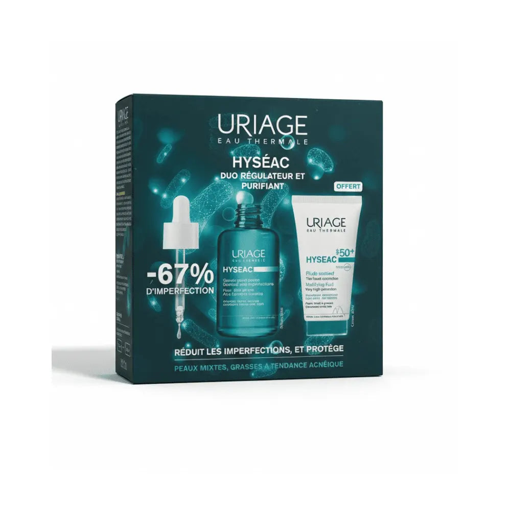 Uriage Hyséac Duo Booster Serum 30 ml & SPF50+ 50ml