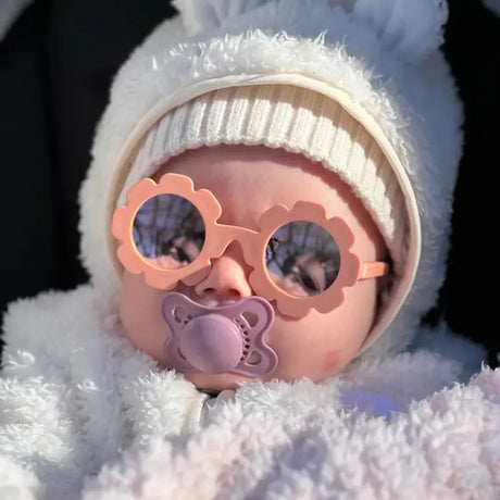 Babiators Lunettes de Soleil Fleur polarisées 0-2 Ans - Peachy Keen