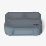 Citron Lunch Box avec Cuillère & Fourchette - Bleu Poussière