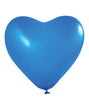 Ensemble de 50 ballons en sous forme cœur - Bleu