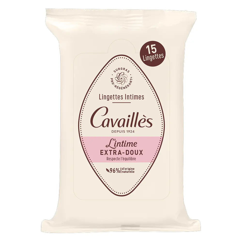 Rogé Cavailles Lingettes Extra Doux 15unités