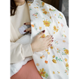 Bambidou Maxi lange 100cmx100cm Gaze de Coton Fleurs
