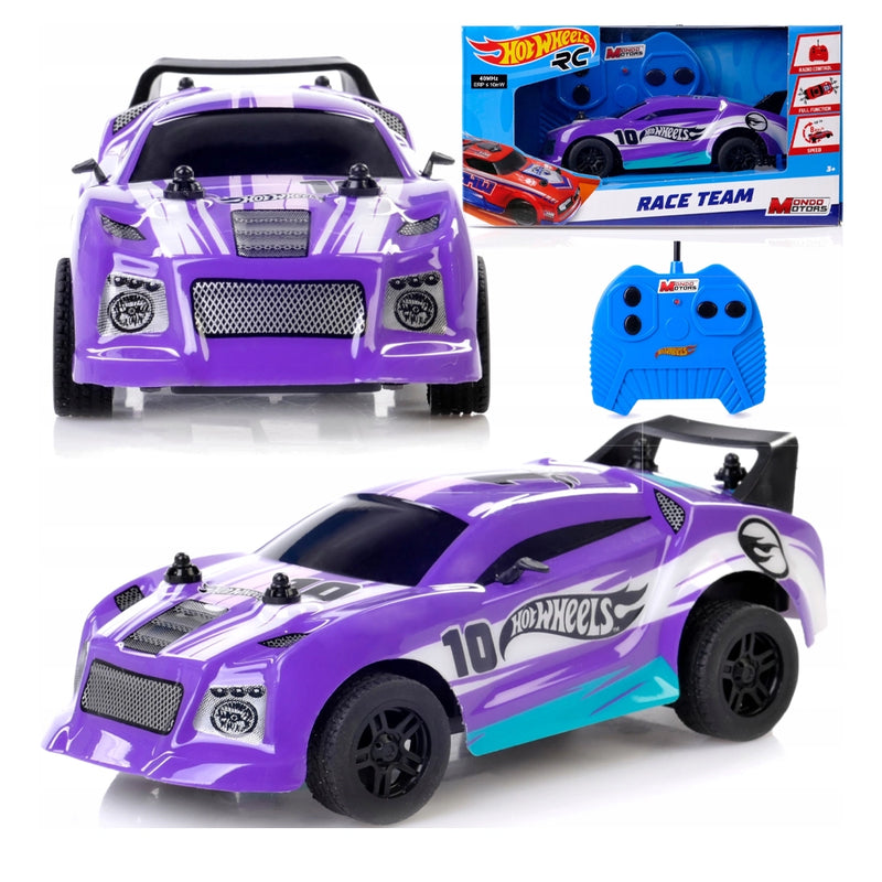 Mondo Motors Hot Wheels RC Race Team + Remote Control - Purple