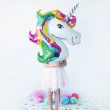 Large Unicorn Head Foil Balloon