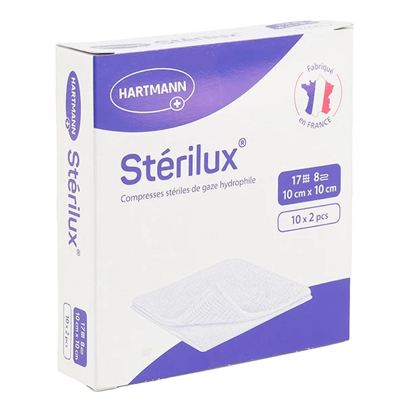 Hartmann Sterile Gauze Compresses 10x10cm - 20 units
