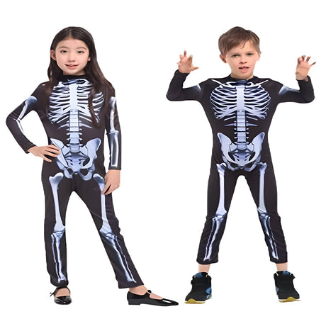 زي هيكل عظمي للأطفال