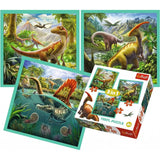 Trefl 3-in-1 Dinosaurs Puzzle - 3A+