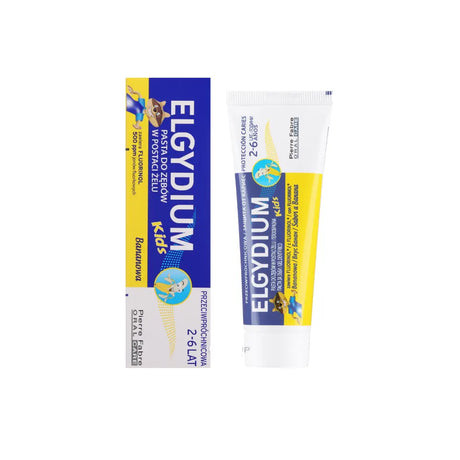 Elgydium Kids Banana Toothpaste Gel 2–6 Years – 50ml