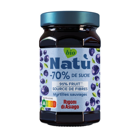 Natù Confiture 100% Fruits Myrtille Bio 240g