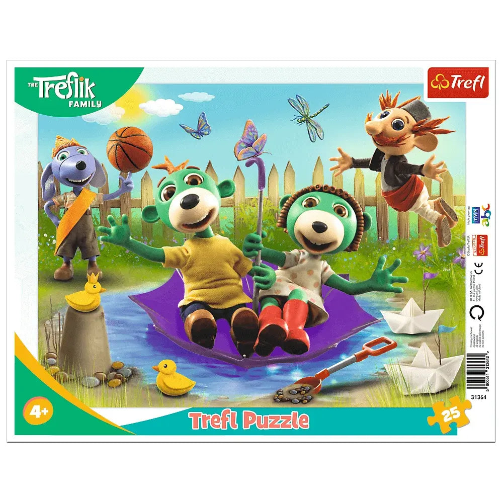 Trefl Puzzle Cadre Famille Treflik 25 Pièces - 3A+