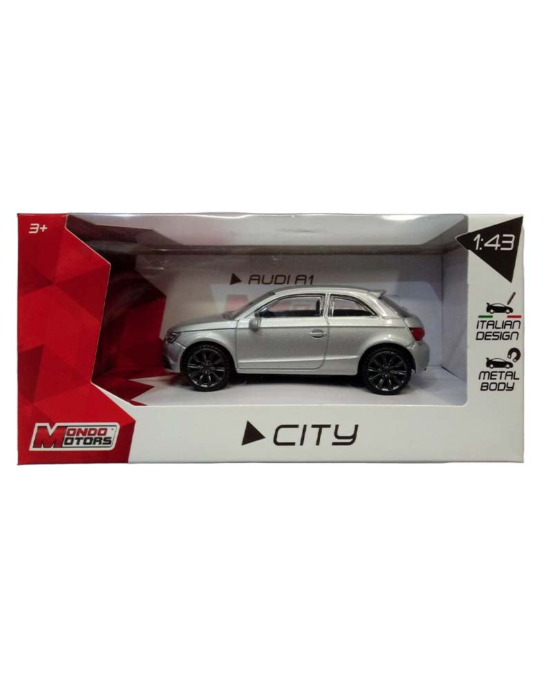 Mondo Motors Audi A1 City 3A+ Mini Collectible Car - Gray