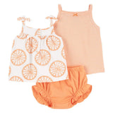 Ensemble 3 Pièces Carter's - Orange & Blanc