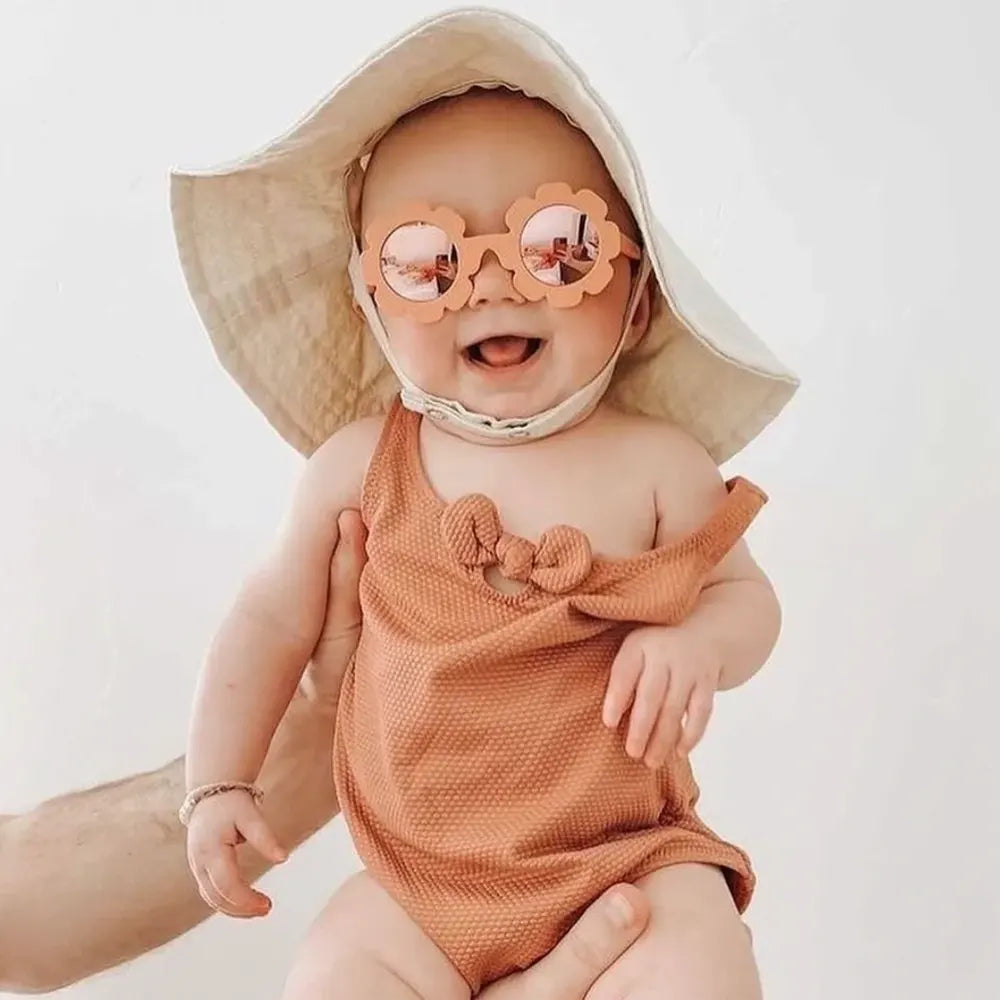 Babiators Lunettes de Soleil Fleur polarisées 0-2 Ans - Peachy Keen