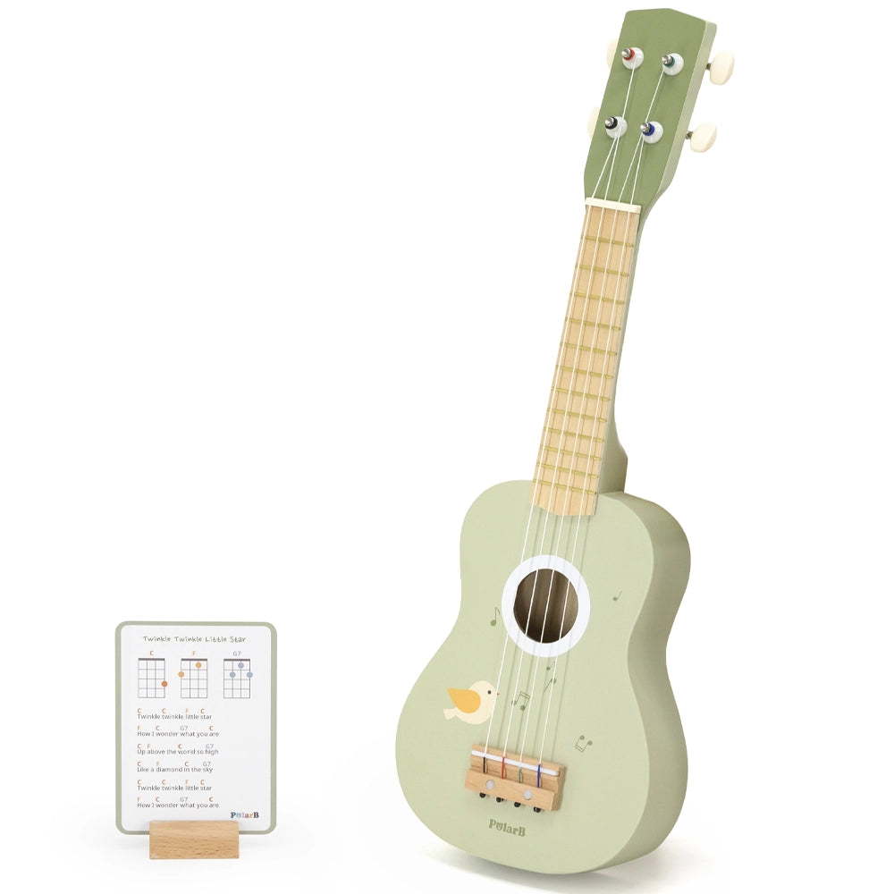 Viga Toys PolarB Guitare en Bois 3A+ - Vert
