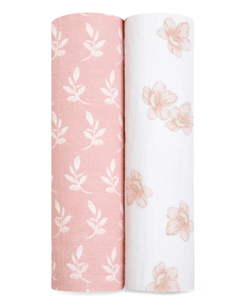 Lot de 2 Maxi-langes en mousseline de coton Aden+Anais - Earthly