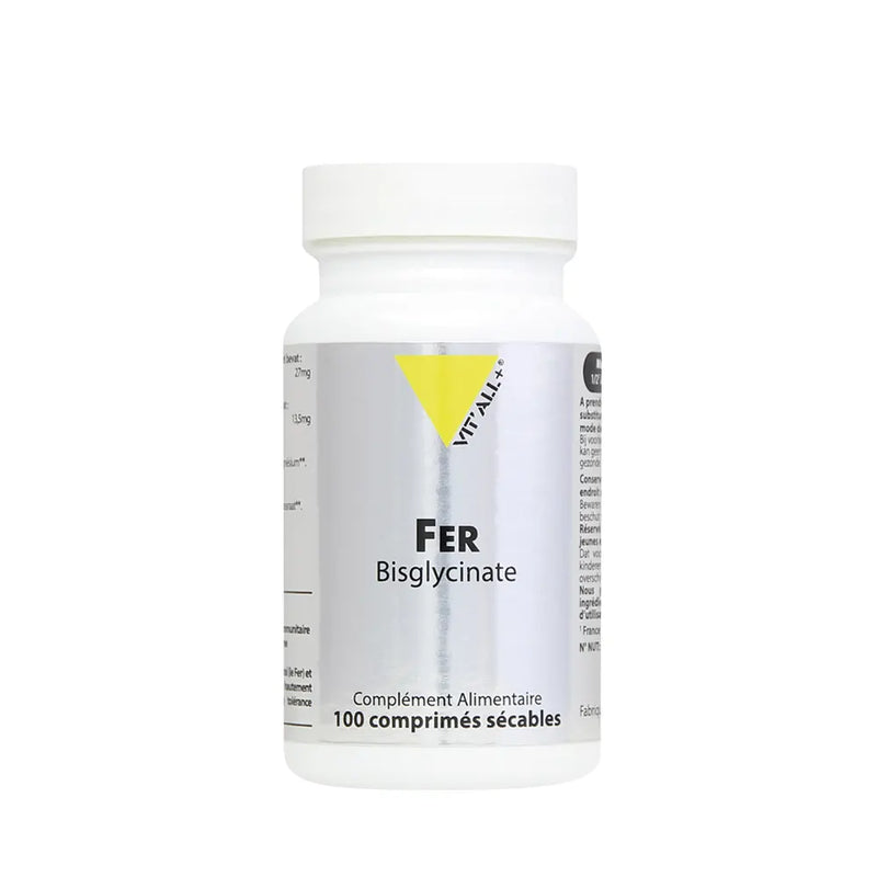 Vit'All+ Iron Bisglycinate 27mg - 100 Tablets