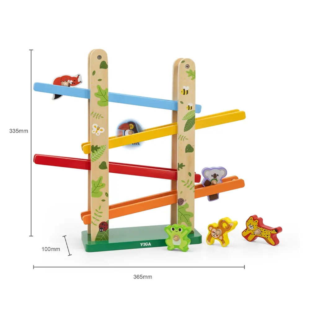 Viga Toys Jungle Animals Sliding Track – 3Y+