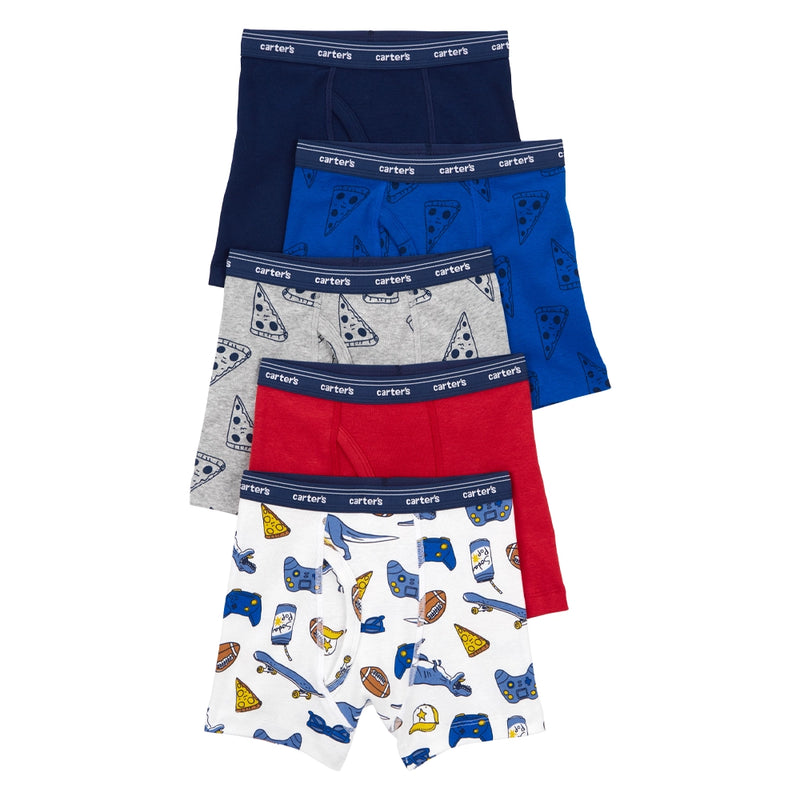 Carter's 5-Pack Boys' Boxer Briefs - Multi