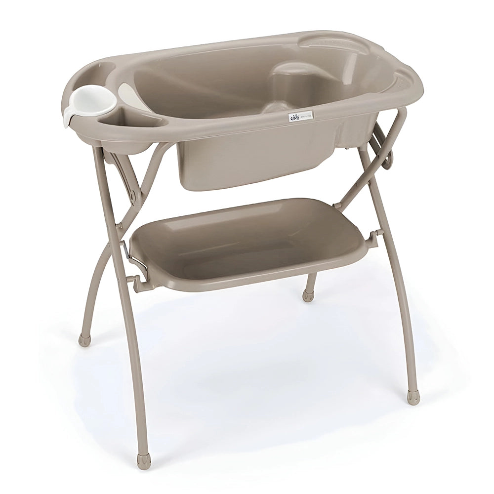 CAM Kit Baignoire Integre avec Support et Rangement - Taupe