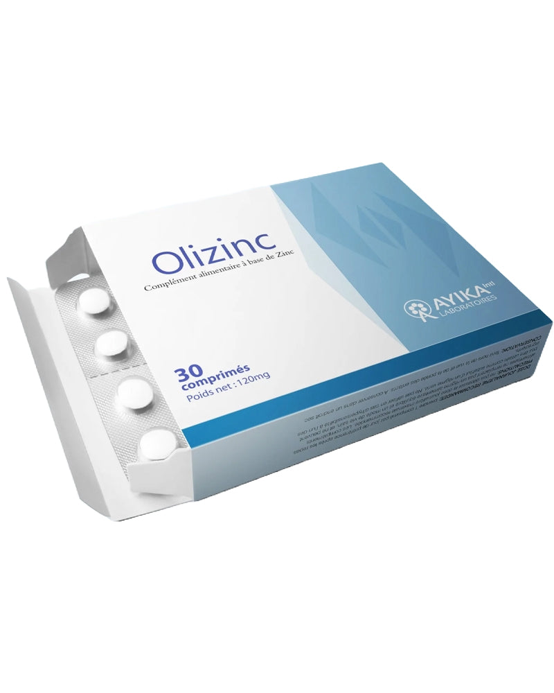 Olizinc Complément Alimentaire à base de Zinc - 30cps