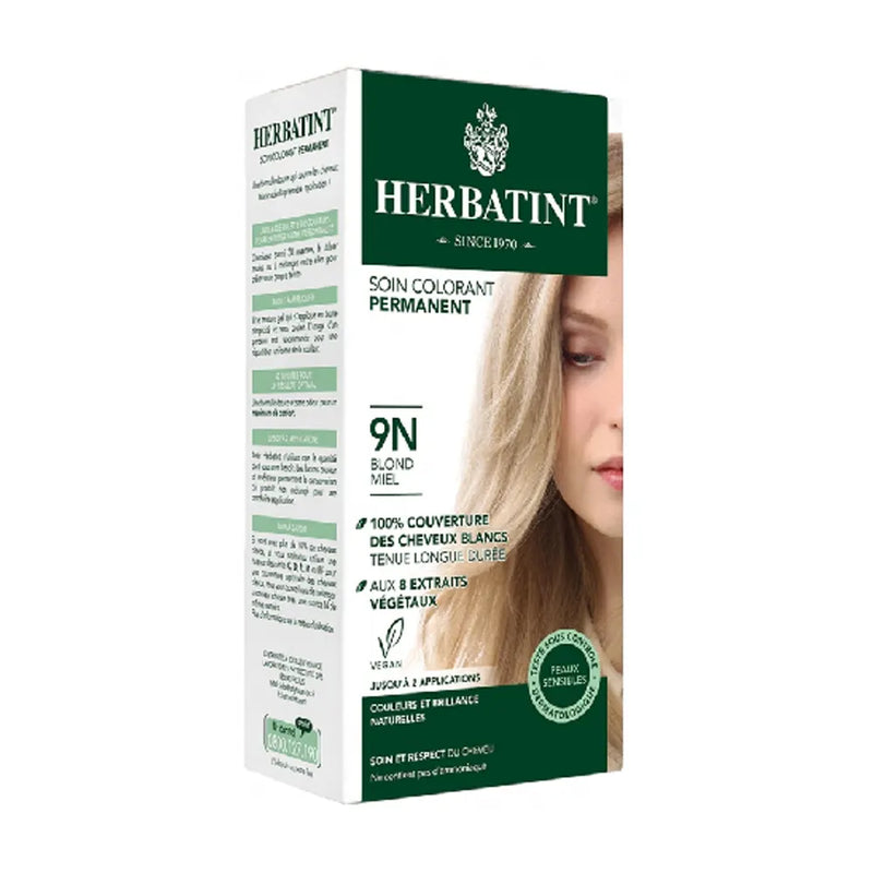 Herbatint Permanent Hair Color Gel 9N Honey Blonde