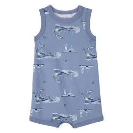 Barboteuse en Coton Carter's - Bleu