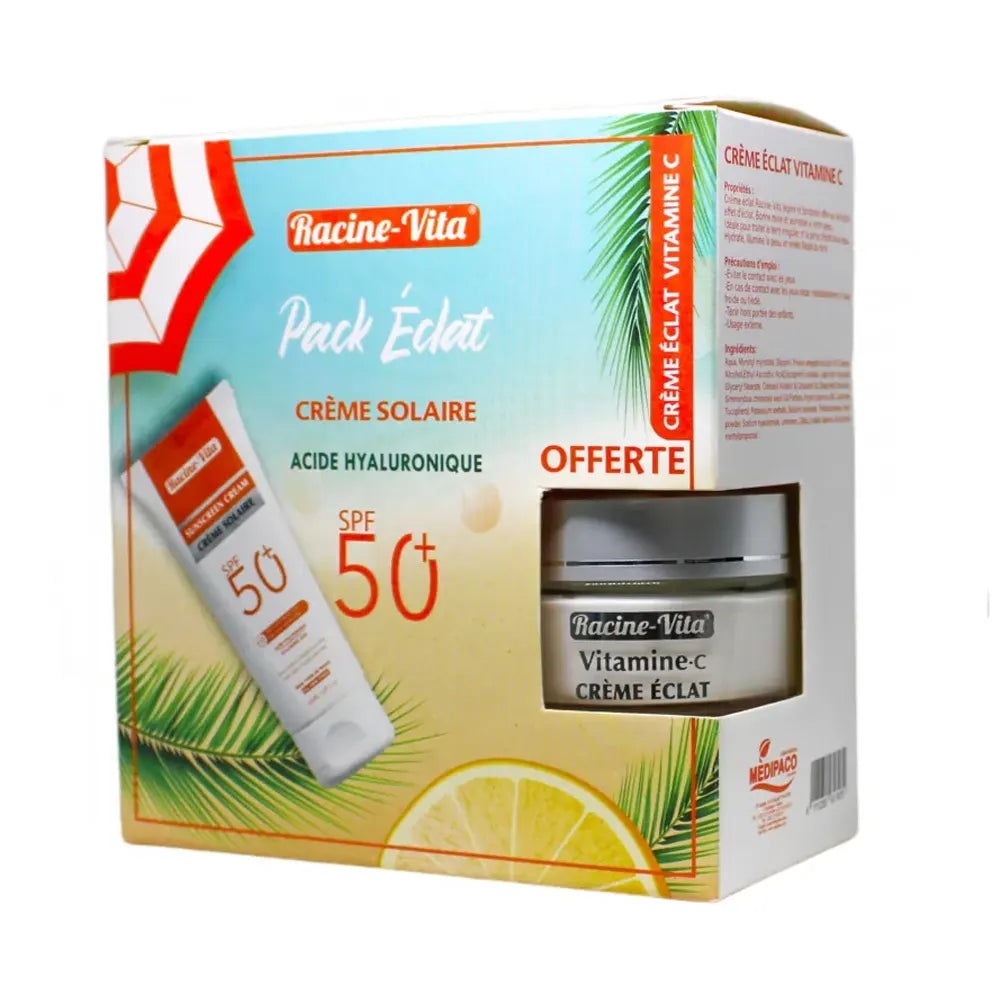 Racine Vita Duo Pack Éclat – Écran Invisible & Crème Éclat Vitamine C