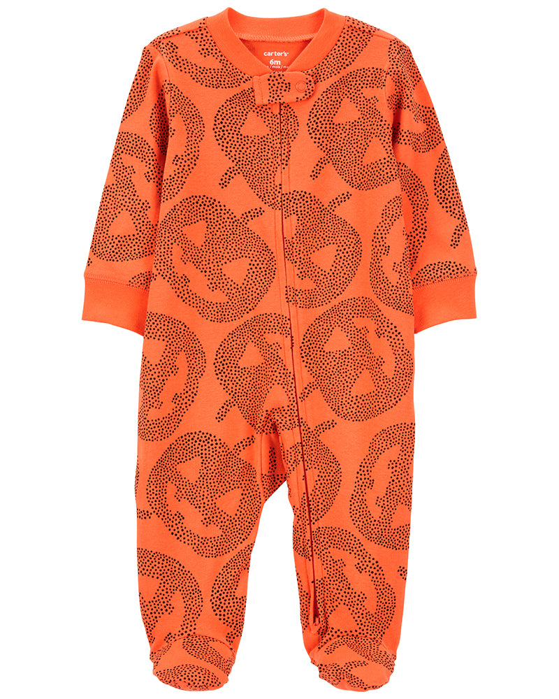 Grenouillère En Coton Halloween Bébé Carter's - Orange