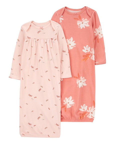 Ensemble de 2 Pyjamas Bébé Carter's - Rose