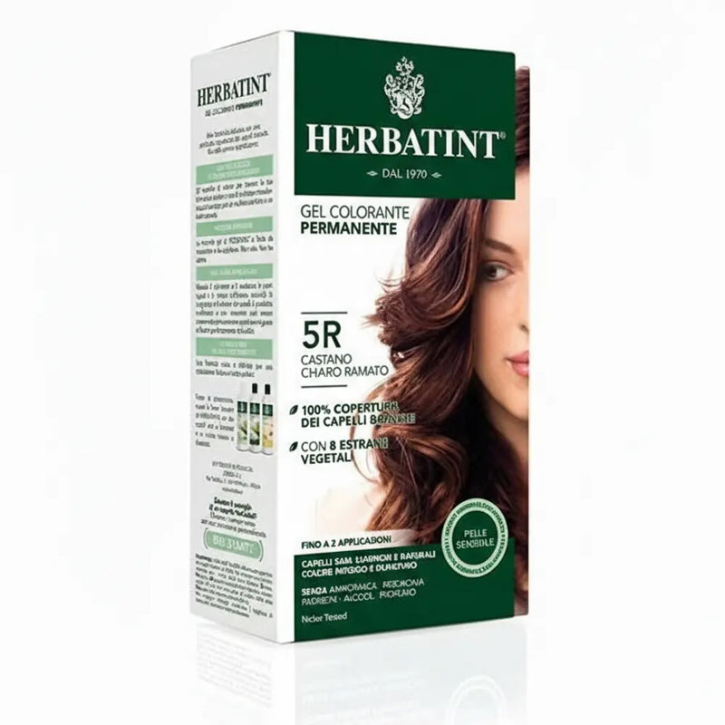 Herbatint Permanent Hair Color Gel 5R Light Copper Chestnut 150ml